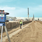 BOSCH GRL4000-80CHV REVOLVE 18V Connected Self-Leveling Horizontal/Vertical Rotary Laser, Includes CORE18V 4 Ah Battery & Charger, Receiver, Wall Mount, Remote Control, Carrying Case, & Accessories