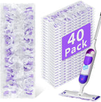 40 Pack Disposable Power Mop Refills Pads Compatible with Swiffer Power Mop,Spray Wet Pads Refill,Disposable Spray Mopping Pads Refills for Multi-Surface Floor Cleaning