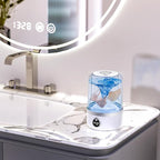 Underwear Washer, Portable Mini Washing Machine, Upgraded Mini Washings Machines, Rechargeable Cordless Washing-Machine, Laundry Cup for Bra, Underwear, Socks (1.5L white)