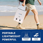 Hillhub 1.32GPM Portable Tankless Water Heater for Ourdoor, Camping Propane Hot Water Heater for Showering with CSA Certified Overheating Protection