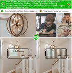 LiteHistory E26 Edison Bulb 6W Equivalent E26 LED Bulb 60 Watt Dimmable Neutral White 4000K led Light Bulb AC120V 600lm Tubular T14 T45 LED Bulb for Pendant,Sputnik,Vanity,Chandeliers Pack of 6