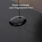 Electric Cooktop 36 Inch 5 Burners, Matte Glass Electric Stove Top, Built-in Ceramic Cooktop with Touch Control, Fast Heat, Multiple Safety Protection, 9000W with Hard Wire for 220V~240V