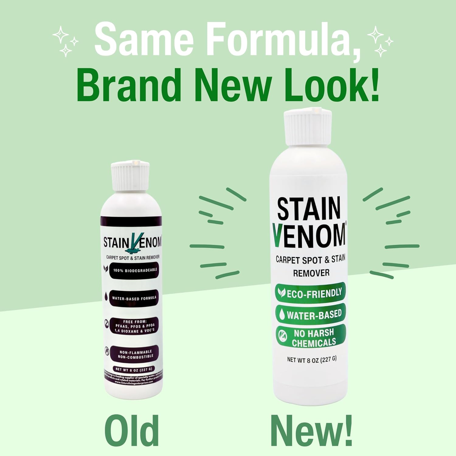 Carpet Spot & Stain Remover - 8 oz Squirt Bottle - Free From PFAAS, PFOS, PFOA, VOC’s, And 1,4 Dioxane - Works On Fresh Pet Stains, Red Wine, Blood, Lipstick, Motor Oil, Coffee