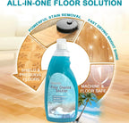 200X Concentrated Floor Cleaning Solution for All Robot Vacuum and Mop, Wet Dry Vacuums Compatible with Eufy, Roborock, Roomba, Tineco, Bissell, Shark, 29.76 fl oz Makes 47 Gallon Cleaner(Ocean Scent)