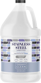 Therapy Stainless Steel Cleaner Bulk Refill - 64 oz. - Streak-Free, Removes Fingerprints and Water Marks from Appliances and Grills