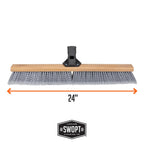 SWOPT 24” Premium Multi-Surface Push Broom Head — Indoor and Outdoor Push Broom — Cleaning Head Interchangeable with All SWOPT Cleaning Products for More Efficient Cleaning and Storage