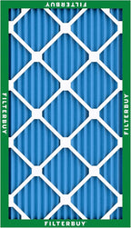 Filterbuy 14x22x1 Air Filter MERV 13 (MPR 1900) Health Defense Replacement (4-Pack), Electrostatic Pleated HVAC AC Furnace Filters, Made in USA (Actual Size: 13.50 x 21.50 x 0.75)