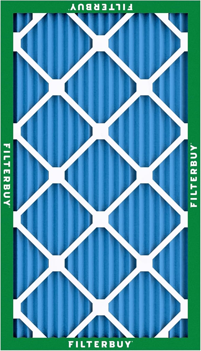 Filterbuy 12x24x1 Air Filter MERV 13 (MPR 1900) Health Defense Replacement (6-Pack), Electrostatic Pleated HVAC AC Furnace Filters, Made in USA (Actual Size: 11.50 x 23.50 x 0.75)