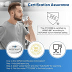 PUREPLUS 5 Micron 20" x 4.5" Whole House Coconut Shell Activated Carbon Water Filter Replacement Cartridge, Compatible with FC25B, EPM-20BB, CB-BB-20, CTO-F20B-5, 155783-43, 2 Pack