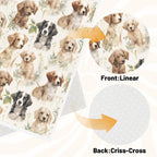 Swedish Dishcloths for Kitchen, 6PCS Cute Dog Swedish Dish Cloths Gift Set, Reusable Absorbent Cellulose Sponge Doggie Dish Towel for Home Cleaning(7.8 X 7 Inches)