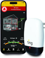 Electrical Fire Prevention Sensor & Service - Residential Use Only - 12 Months of Required Service Included - Home Fire Safety