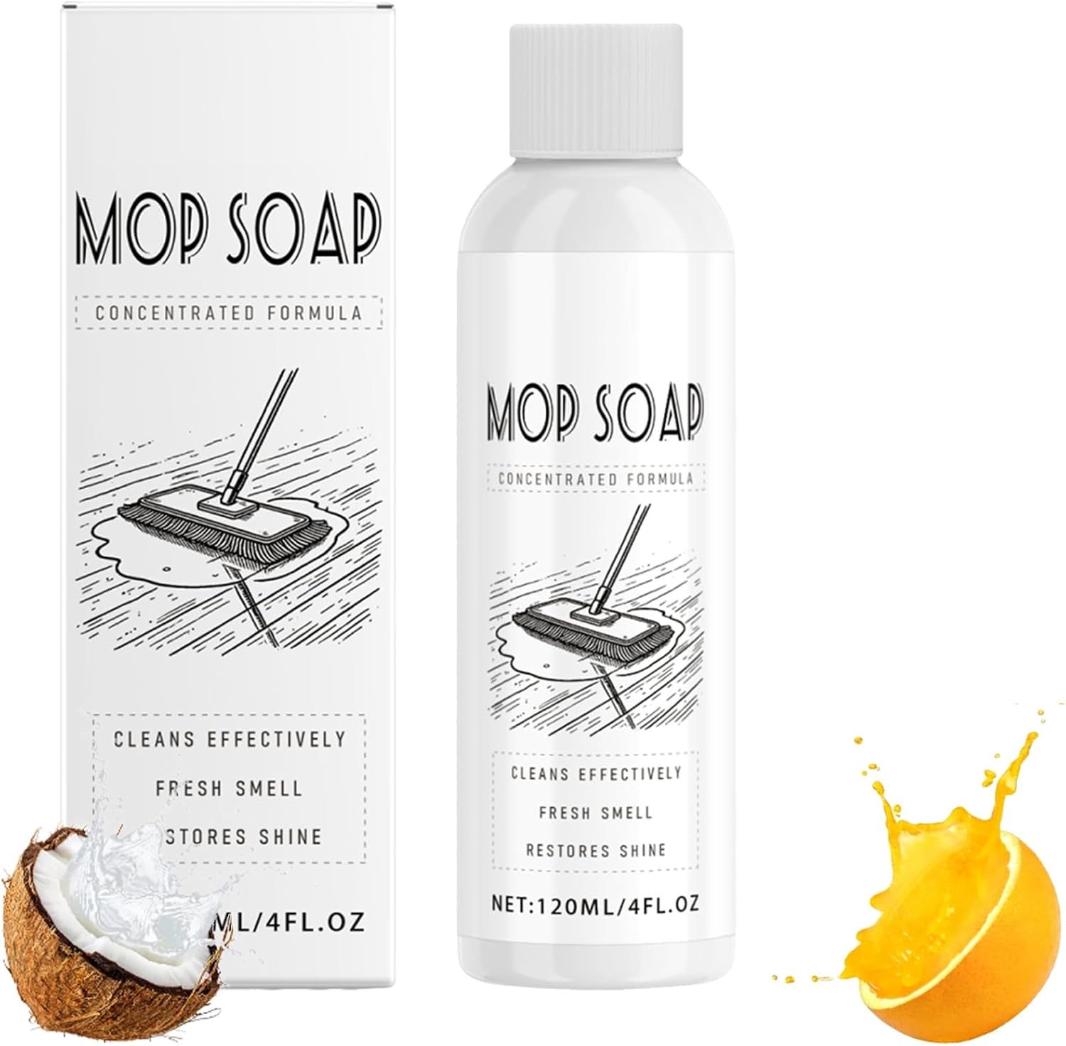 Brazilian Waves Mop Soap for Floor Cleaning, Luxury Mop Soap Brazilian Waves Multi Purpose Cleaner, Highly Scented Mop Soap for Floor Cleaning, Floor Cleaner for Mopping Tile Hardwood Laminate