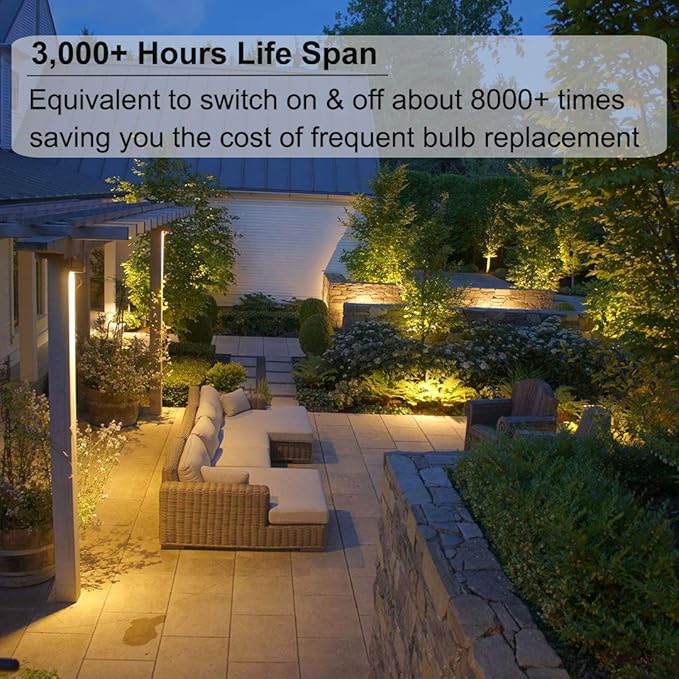 GU4 Halogen 20W, 6 Pack GU4 Base MR11 12V 20W, Long Lasting GU 4 MR11 Dimmable with Glass Cover, MR 11 Warm White 2800K Fiber Optic Light Bulb, MR 11 Bulb with GU 4 /GZ4 Bi Pin Base