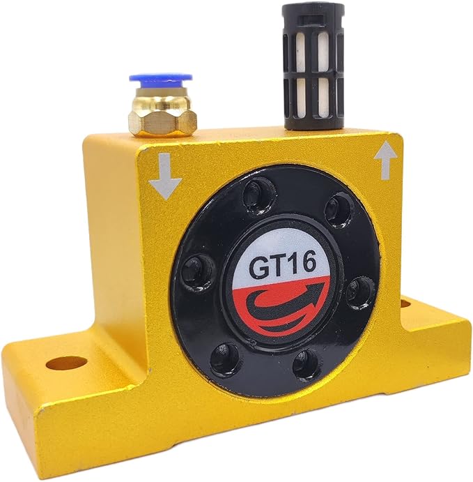 GT16 Pneumatic Air Turbine Vibrator G 1/4" Industrial Pneumatic Turbine Vibrators Golden GT-16 Series