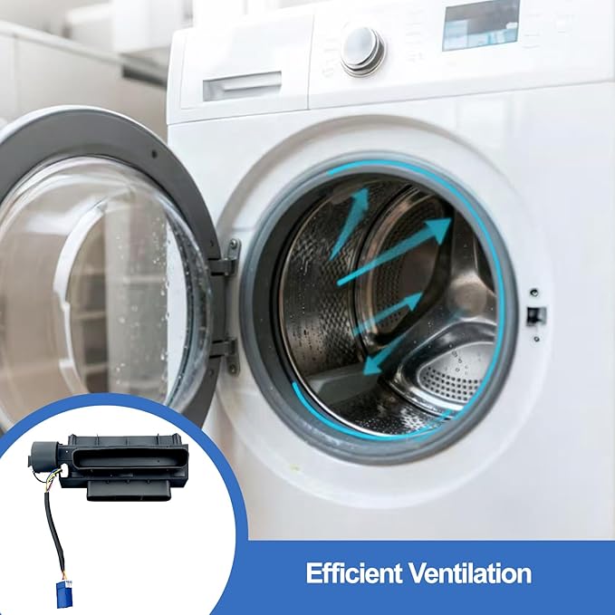 WH16X29509 Washing Machine Vent Damper Fit for GE GFW510 GFW550 GFW650 General Electric Hotpoint RCA Kenmore, Replace WH16X29509