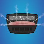 Euroflex Vapour 9-Piece Steam Mop; Ultra Dry Steam Technology; Commercial-Grade 295°F & 50 PSI; Designed & Engineered in Italy; Safe for Steam Cleaning Hardwood & Luxury Vinyl Plank; 5 Year Warranty