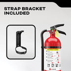 Kidde Commercial-Grade Fire Extinguisher for Office, Parking Garages, Rechargeable, 3A40BC