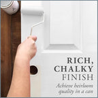 Amy Howard Home - One Step Paint - Weybridge White 32 oz Quart - Eco-Friendly, All in one Chalky Finish Paint Durable Cabinet, Furniture, Home Decor, Crafts and more. Built in Primer and Top Coat. No