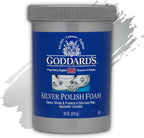 Goddard’s Silver Polish Foam – Silver Jewelry Cleaner for Antiques, Accessories, Ornaments & More – Silver Cleaner for Silverware Protection – Tarnish Remover for Jewelry w/Sponge Applicator (18 oz)
