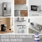 Rust Remover for Stainless Steel, Stainless Steel Rust Remover for Refrigerator,Table,Grill Stubborn Rust,Rust Spots, 1 Bottled, 3.5oz