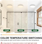 Akicon Dimmer Switch for Exhaust Fan with Light, Single Pole Fan Light Switch, Neutral Wire Needed, White
