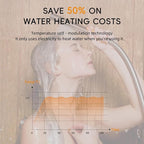 36kW Tankless Electric Water Heater 240V, Instant On-Demand Endless Hot Water, Up to 8.7 GPM, LED Temperature Display, Whole House Supply, WiFi Control, ETL Certified