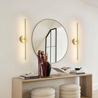 Removable Battery Operated Wall Sconces with Remote Control 350°Rotate LED Wireless Wall Lights with 3 Color Temperatures & Dimming for Bedroom, Hallway,28.3 Inch (2 Pack)