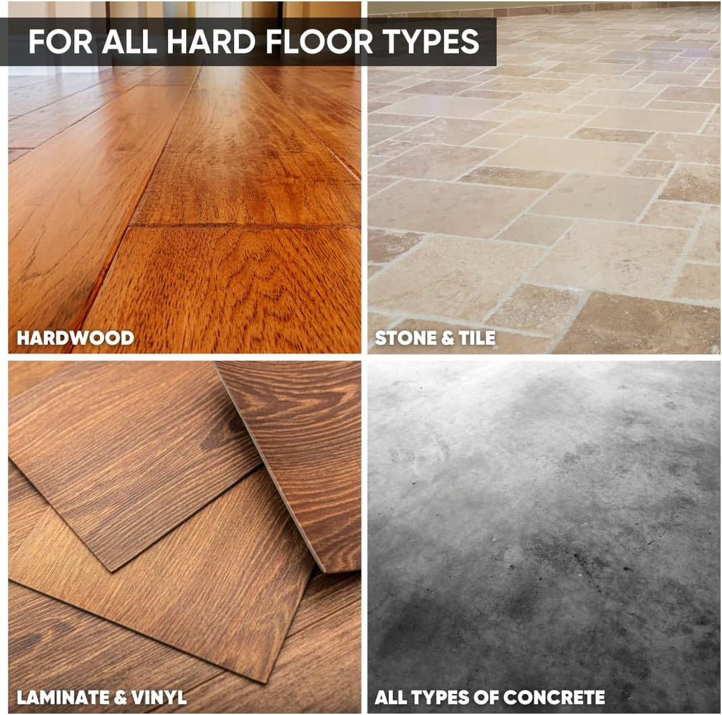 Microfiber Wholesale 18" Absorbent Microfiber Wet Mop Pad - Reusable, Machine Washable, Refills (2 Pack)