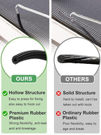 Screen Repair Kit - 3 in 1 Screen Tools Including Screen Roller Screen Spline (32 ft) Removal Hook and Instruction for Replacing & Installing Door Window Screens