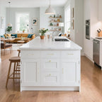 15 Pack 6.3 Inch(160mm) Hole Center Modern Brushed Gold Cabinet Pull Handle Timeless Vanity Drawer Pull Handle Classic Cabinet Hardware for Kitchen Dresser Bathroom, Screws Included, B-Gold(6.3x15)