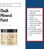 Dixie Belle Paint Company Chalk Finish Furniture Paint - Drop Cloth (16oz) - Matte Linen White Chic Chalk Mineral DIY Furniture Paint