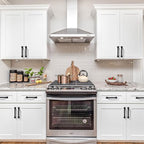 6 Pack 3 3/4 Inch Black Matte Cabinets Pulls - Drawer Pulls for Cabinets and Cupboards