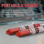 YESWELDER TIG Welding Tungsten Electrode Red Tip 3/32" x 7" (Red, WT20/EWTh-2) 10-pk