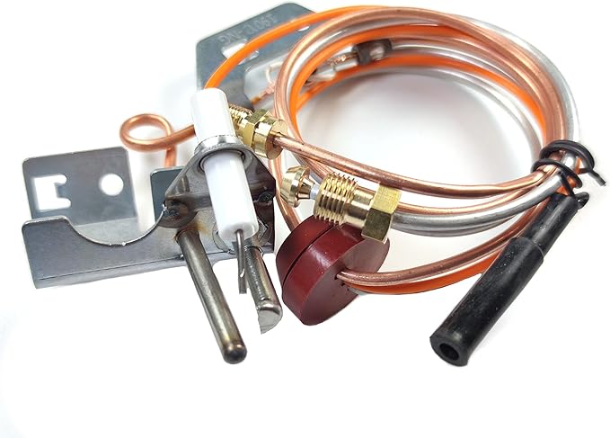 9003488 Water Heater Pilot Assembly NAT Gas Burner Assembly Replace 100109295 9003542005 18324190 9003530 9003542 Compatible with A.O Smith Kenmore State GS GSX Natural Gas Water Heater