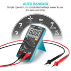 15B Digital Multimeter Tester, Voltmeter, Vehicle Detector 4000 Counts, Auto-Ranging for AC/DC Voltage and Current, Ohm, Capacitance, Frequency, High-Precision Large Screen Display for Clear Viewing