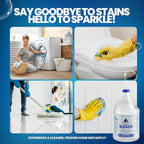 (6 Gallons) - Liquid Chlorine Bleach, for Laundry, Household and Commercial Cleaning, 1 Gallon Jugs