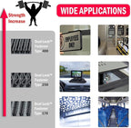 3M Dual Lock SJ3550A 1"×8ft Black 2 Pack Reclosable Fastener Mounting Tape Interlocking Mushroom Shaped Strong Adhesive Hook Lock Sticky Tape for Indoor and Outdoor(DB25252)