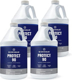 Bioesque Protect 90, Heavy Duty Bacteriostatic, Fungistatic, Algaestatic Formula, Effective Against Mold, Mildew, Algae, & Odor Causing Bacteria, 1 Gallon (Pack of 4)