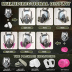 Full Face Respirator Mask - Gas Masks Survival Nuclear and Chemical with Filters.