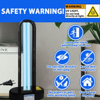 BAIMNOCM 3 Pack 38W UV Light Sanitizer, UVC Germicidal Lamp with Remote Control, UV Disinfection Light Bulb for Basement/Bedroom/Kitchen (2 Ozone Free + 1 Ozone)