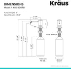 KRAUS Kitchen Soap and Lotion Dispenser in Oil Rubbed Bronze, KSD-80ORB