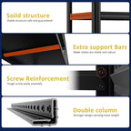 48" W Garage Shelving Heavy Duty 3030Lbs Storage Shelf 5 Tier Adjustable Shelving Units Metal Garage Storage Shelves for Basement, Commercial, Warehouse, Industrial, 72" H x 48" W x 24" D,