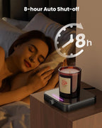 Maestri House Mug Warmer, Electric Coffee Cup Warmer for Desk with 3-Temp Settings,Auto Shut Off, Constant Temperature Heating for Beverage, Milk, Tea and Hot Chocolate at Home & Office (Black)