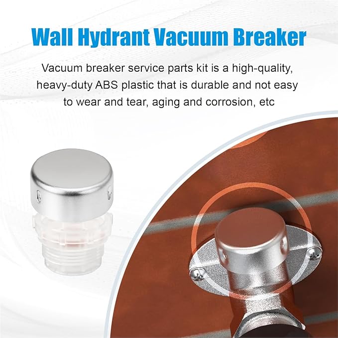 630-7500 Vacuum Breaker Repair Kit, Compatible with Prier 400 & 500 Series Wall Hydrants, Outside Faucet Replacement Plunger Assembly Part