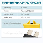 NuIth Manual Reset Mini Fuse Circuit Breakers 20A, E39 Low Profile ATO/ATC Circuit Breaker Blade Fuse 12V-32V DC 20A Re-settable Standard Blade Fuses for Car Truck RV Marine (2PCS-20A)