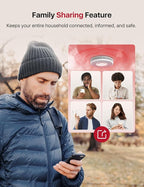 X-Sense Smart Smoke Detector with Voice Alerts and 17 Locations, Wi-Fi Smoke Alarm with SBS50 Base Station, Test from APP, Wireless Interconnected Fire Alarm, Model XS0B-MR61