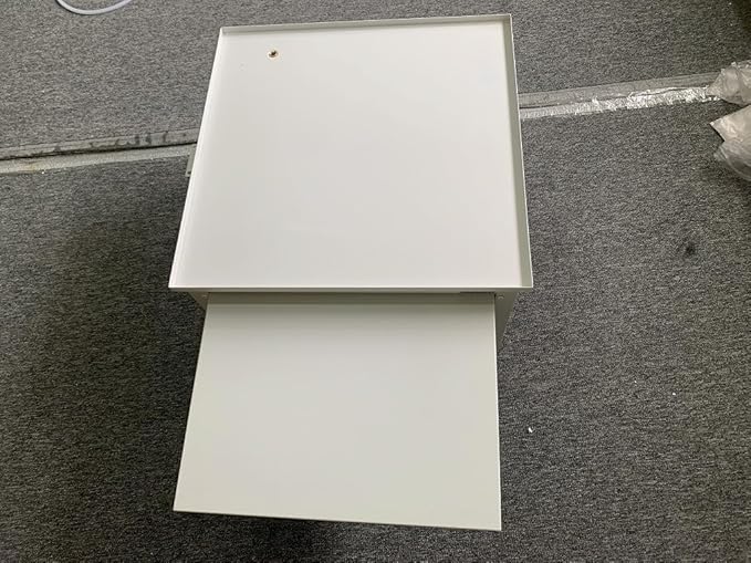 Washer and Dryer Pedestals with Pullout-Shelf - 29" W, 18" H, White Steel Universal Fit with Major Brands | Laundry Pedestal with Drain Pan & Hose | Washer Stand for Back Pain Relief, 800 lbs Capacity