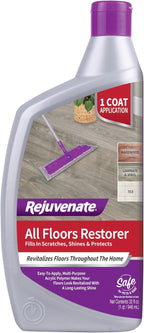 Rejuvenate All Floors Restorer Fills Scratches, Shines And Protects All Floor Types, Including Hardwood, Laminate, Vinyl And Tile, 32 Ounces