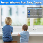 Sliding Window Locks (10 Sets), Secure Window Lock with Key, Window Locks for Up and Down Windows & Horizontal Sliding Windows, Adjustable Window Lock, Sturdy and Durable, Does Not Deform.