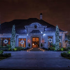 Meconard C9 Led Replacement Christmas Light Bulbs, C9 Shatterproof Led Bulbs for Christmas Indoor Outdoor String Lights, E17 Intermediate Base, Commercial Grade Holiday Bulbs, Cool White, 50Pack